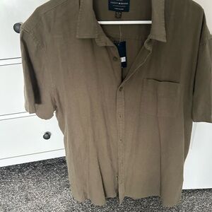 Lucky Brand Men's Tan Casual Shirt